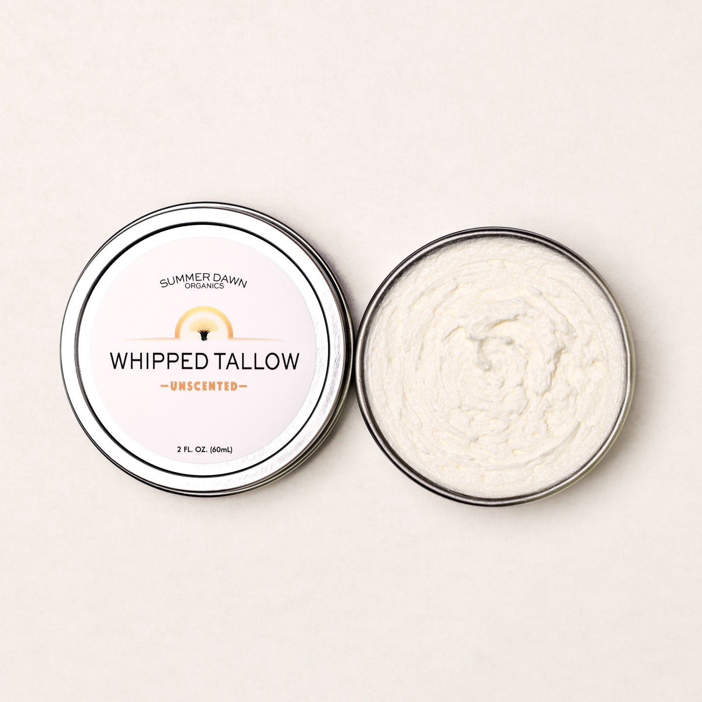 Whipped Tallow Tin - Unscented