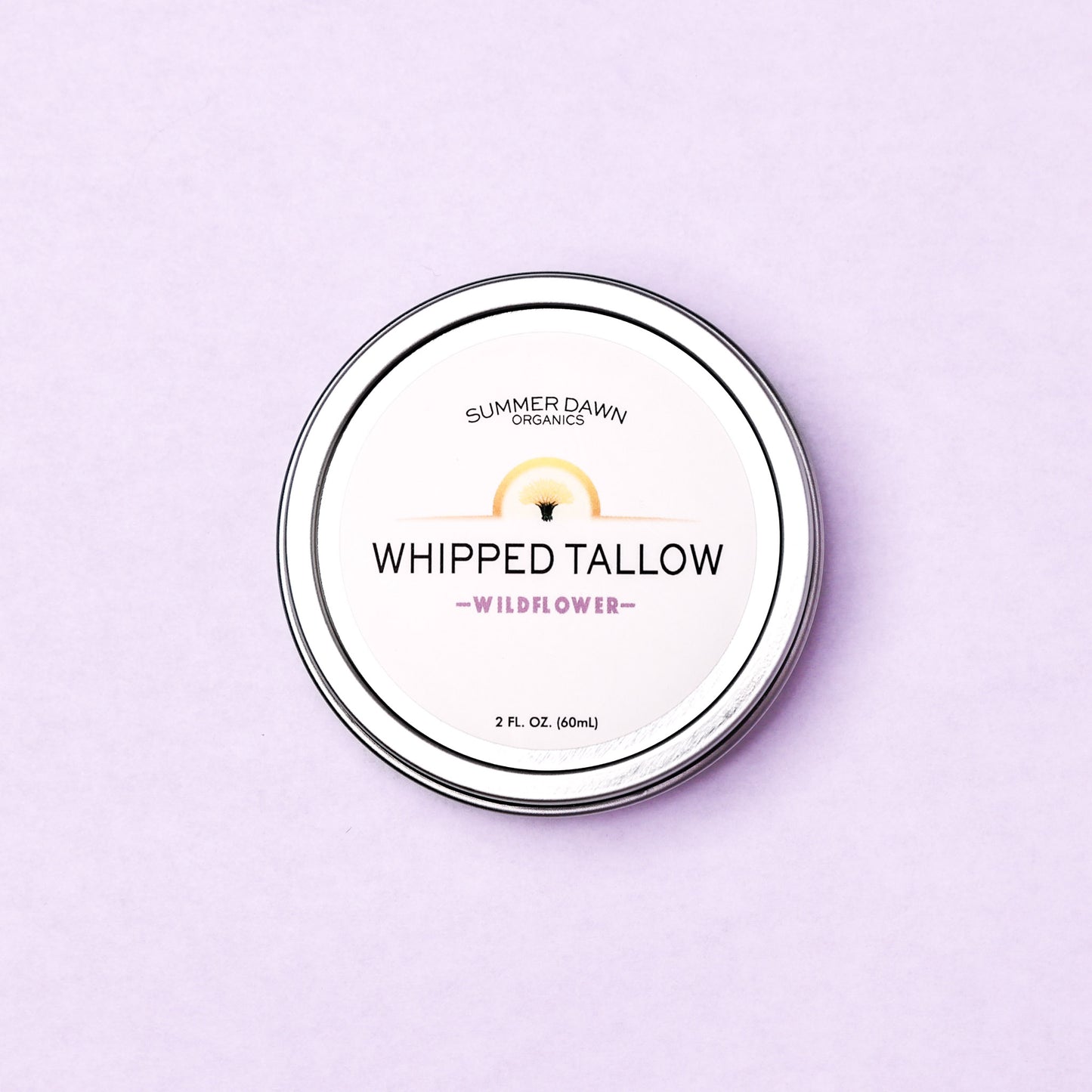 Whipped Tallow Tin - Wildflower