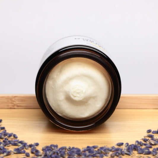 Wildflower Whipped Tallow Balm, beef tallow moisturizer, Close Up